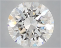 Lab Grown Diamond 1.03 Carats, Round with Excellent Cut, E Color, VVS2 Clarity and Certified by IGI