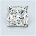Diamante Natural 1.50 quilates, Princesa , Color J, claridad SI2 y certificado GIA