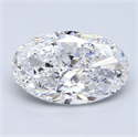 Diamante Natural 2.51 quilates, Ovalado , Color D, claridad SI1 y certificado GIA