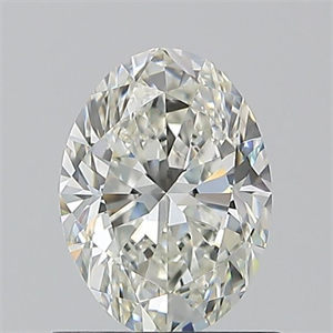 Foto Diamante Natural 0.90 quilates, Ovalado , Color I, claridad VS2 y certificado GIA de