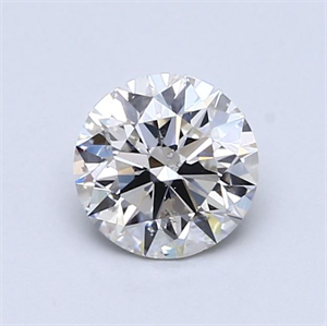 Foto Diamante Natural 0.80 quilates, Redondo , Color I, claridad SI1 y certificado GIA de