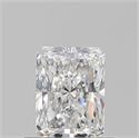 Diamante Natural 0.61 quilates, Radiante , Color E, claridad SI1 y certificado GIA