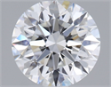 Lab Grown Diamond 1.21 Carats, Round with Ideal Cut, E Color, VVS2 Clarity and Certified by IGI