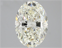 Natural Diamond 3.01 Carats, Oval with  Cut, I Color, VVS2 Clarity and Certified by IGI