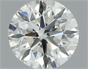Natural Diamond 0.61 Carats, Round with Excellent Cut, I Color, VS2 Clarity and Certified by IGI