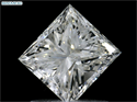 Diamante Natural 1.00 quilates, Princesa , Color H, claridad SI2 y certificado GIA