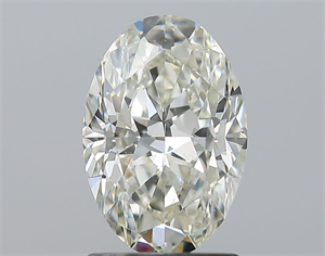 Picture of Natural Diamond 1.50 Carats, Oval with  Cut, K Color, SI2 Clarity and Certified by GIA
