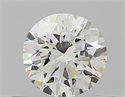 Diamante Natural 0.40 quilates, Redondo , Color H, claridad IF y certificado GIA