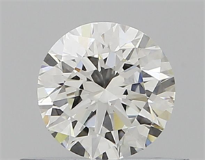 Foto Diamante Natural 0.40 quilates, Redondo , Color H, claridad IF y certificado GIA de