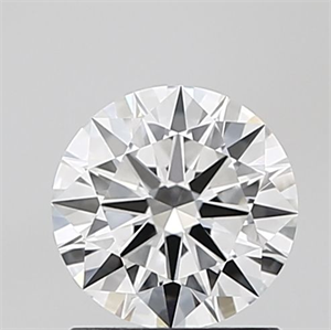 Picture of Lab Grown Diamond 1.02 Carats, Round with Excellent Cut, E Color, VVS2 Clarity and Certified by IGI