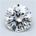 Diamante Natural 2.10 quilates, Redondo , Color F, claridad VS1 y certificado GIA