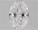 Natural Diamond 2.06 Carats, Oval with  Cut, E Color, VS1 Clarity and Certified by GIA