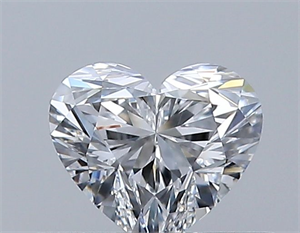 Picture of Natural Diamond 0.36 Carats, Heart with  Cut, E Color, VS1 Clarity and Certified by GIA