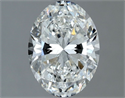 Diamante Natural 1.30 quilates, Ovalado , Color G, claridad SI2 y certificado GIA