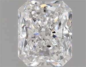 Picture of Natural Diamond 0.70 Carats, Radiant with  Cut, D Color, SI2 Clarity and Certified by GIA