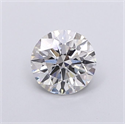 Lab Grown Diamond 1.03 Carats, Round with Ideal Cut, F Color, VVS2 Clarity and Certified by IGI