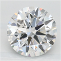 Lab Grown Diamond 2.21 Carats, Round with Excellent Cut, D Color, VVS1 Clarity and Certified by GIA