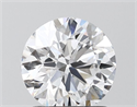 Lab Grown Diamond 1.51 Carats, Round with Very Good Cut, D Color, VVS2 Clarity and Certified by IGI