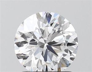 Picture of Lab Grown Diamond 1.51 Carats, Round with Very Good Cut, D Color, VVS2 Clarity and Certified by IGI