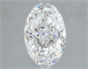 Diamante Natural 1.80 quilates, Ovalado , Color G, claridad SI1 y certificado GIA
