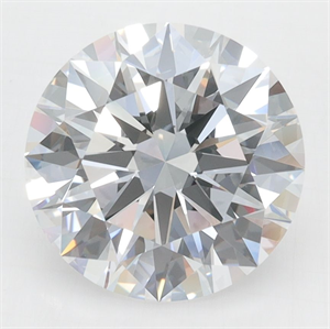 Picture of Lab Grown Diamond 3.77 Carats, Round with Excellent Cut, D Color, VVS1 Clarity and Certified by GIA