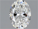 Natural Diamond 1.20 Carats, Oval with  Cut, F Color, VVS1 Clarity and Certified by GIA
