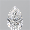 Natural Diamond 0.70 Carats, Pear with  Cut, F Color, VS2 Clarity and Certified by GIA