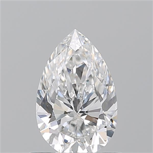Picture of Natural Diamond 0.70 Carats, Pear with  Cut, F Color, VS2 Clarity and Certified by GIA