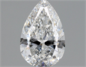 Diamante Natural 0.50 quilates, De pera , Color E, claridad VS2 y certificado GIA