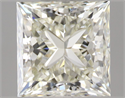 Natural Diamond 1.01 Carats, Princess with  Cut, J Color, VVS1 Clarity and Certified by IGI