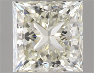 Picture of Natural Diamond 1.01 Carats, Princess with  Cut, J Color, VVS1 Clarity and Certified by IGI