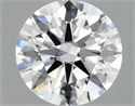 Lab Grown Diamond 1.49 Carats, Round with Ideal Cut, E Color, VS1 Clarity and Certified by IGI