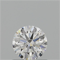 Natural Diamond 0.71 Carats, Round with Excellent Cut, F Color, VVS1 Clarity and Certified by GIA