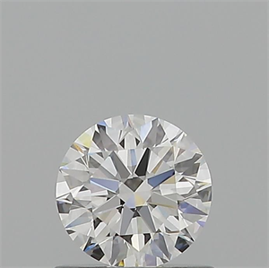 Picture of Natural Diamond 0.71 Carats, Round with Excellent Cut, F Color, VVS1 Clarity and Certified by GIA