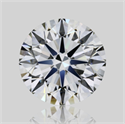 Natural Diamond 3.82 Carats, Round with Excellent Cut, H Color, VS1 Clarity and Certified by GIA