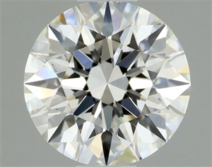 Picture of Natural Diamond 0.50 Carats, Round with Excellent Cut, I Color, VVS2 Clarity and Certified by GIA