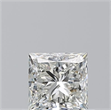 Natural Diamond 0.70 Carats, Princess with  Cut, I Color, VS2 Clarity and Certified by GIA