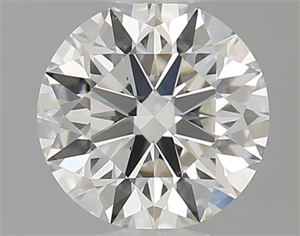 Picture of Natural Diamond 0.80 Carats, Round with Excellent Cut, I Color, VS1 Clarity and Certified by GIA