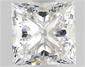 Natural Diamond 1.08 Carats, Princess with  Cut, G Color, VVS2 Clarity and Certified by GIA