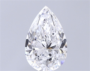 Picture of Natural Diamond 3.01 Carats, Pear with  Cut, E Color, SI2 Clarity and Certified by GIA