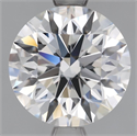 Del inventario de diamantes de laboratorio, 2.15 quilates, Redondo , Color F, claridad VVS2 y certificado IGI