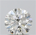 Natural Diamond 1.10 Carats, Round with Excellent Cut, K Color, VVS1 Clarity and Certified by GIA