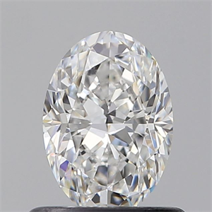 Foto Diamante Natural 0.63 quilates, Ovalado , Color E, claridad VS1 y certificado GIA de