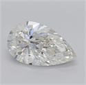 Diamante Natural 3.01 quilates, De pera , Color G, claridad SI1 y certificado GIA