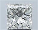 Diamante Natural 1.21 quilates, Princesa , Color I, claridad VVS2 y certificado GIA