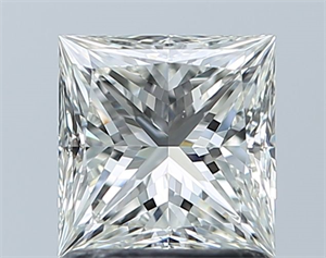 Foto Diamante Natural 1.21 quilates, Princesa , Color I, claridad VVS2 y certificado GIA de