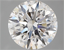 Del inventario de diamantes de laboratorio, 2.57 quilates, Redondo , Color F, claridad VVS2 y certificado IGI