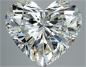 Natural Diamond 5.30 Carats, Heart with  Cut, J Color, VVS2 Clarity and Certified by GIA