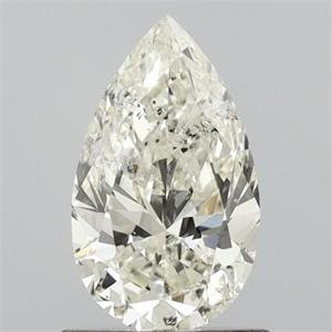 Picture of Natural Diamond 1.04 Carats, Pear with  Cut, J Color, I1 Clarity and Certified by IGI