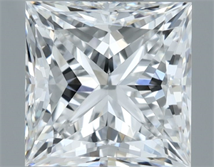 Foto Diamante Natural 1.20 quilates, Princesa , Color F, claridad VS1 y certificado GIA de